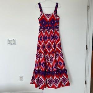 Beautiful bright print Alexis dress